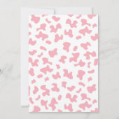 Een kleine Cowgirl Baby shower Meisje Kaart (Achterkant)