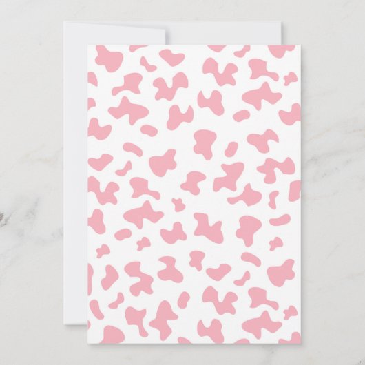 Een kleine Cowgirl Baby shower Meisje Kaart (Achterkant)