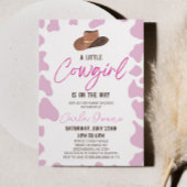 Een kleine cowgirl is onderweg! Rodeo-Baby shower Kaart