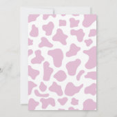 Een kleine cowgirl is onderweg! Rodeo-Baby shower Kaart (Achterkant)