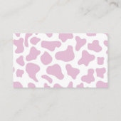 Een kleine cowgirl Rodeo Baby shower boeken voor B Informatiekaartje (Achterkant)