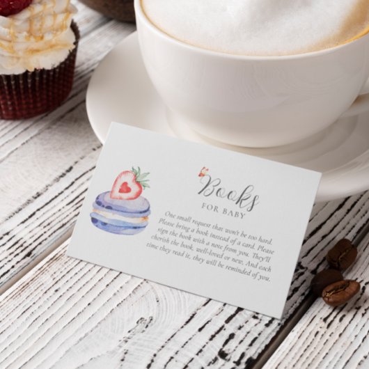 Een kleine croissant Boeken voor Baby Informatiekaartje