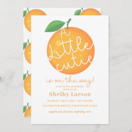 Een kleine Cutie, Baby shower, Genderneutraal.. Kaart