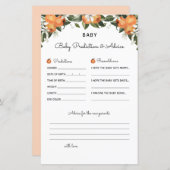 Een kleine Cutie Baby shower Spellingvoorspelling (Voorkant / Achterkant)