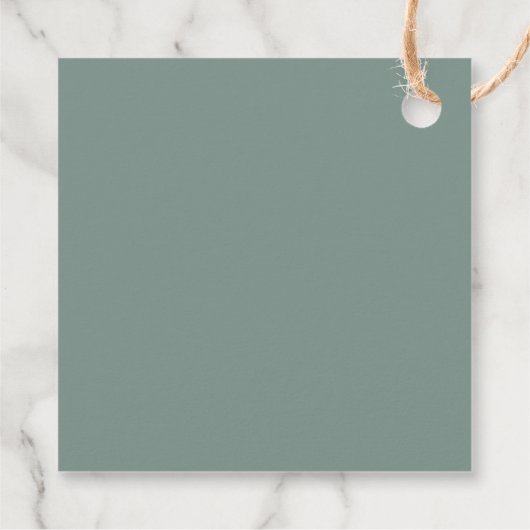 Een kleine Cutie Citrus Oranje Baby shower Bedankjes Labels (Achterkant)