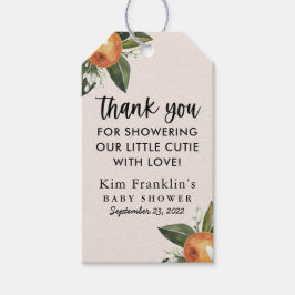 Een kleine Cutie Clementine BABY SHOWER Favor Cadeaulabel