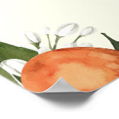 Een kleine Cutie Clementine BABY SHOWER Welkomstte Poster (Hoek)