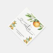 Een kleine Cutie is onderweg naar het Sinaasappel Servet (Hoek)