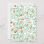 Een kleine Cutie Modern Baby shower uitnodiging (Achterkant)