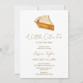 Een kleine Cutie Pie Baby shower Uitnodiging (Voorkant)