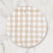 Een kleine Cutie Pie is onderweg Bedankjes Labels (Achterkant)