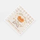 Een kleine Cutie Pie is onderweg Servet (Hoek)