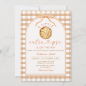 Een kleine Cutie Pie is op de weg Baby shower Herf Kaart (Voorkant)
