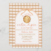 Een kleine Cutie Pie is op de weg Baby shower Herf Kaart (Voorkant / Achterkant)