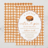 Een kleine Cutie Pie is op de weg Baby shower Herf Kaart (Voorkant / Achterkant)