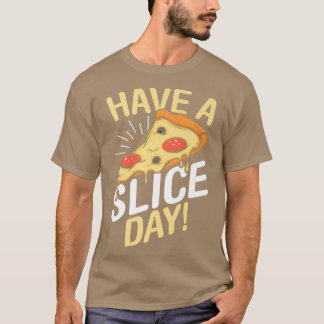 Een kleine dag pizza lover Italiaans eten eten ete T-shirt