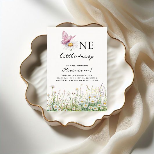 Een kleine Daisy 1e verjaardag Kaart