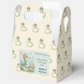 een  kleine Dinosaurus Waterverf Hatching Soon Bedankdoosjes (Open)