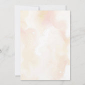 Een kleine draak is op weg naar het Baby shower Kaart (Achterkant)