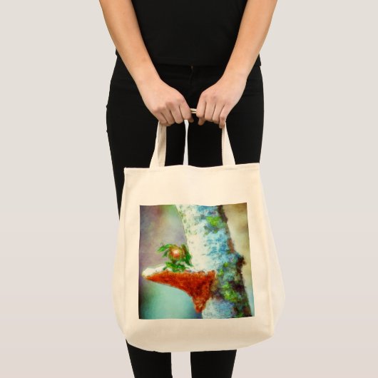 Een kleine draak slaapt tote bag (Voorkant (product))