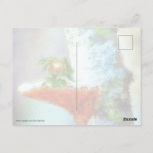 Een kleine drakenslaapstand briefkaart