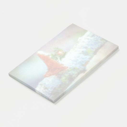 Een kleine drakenslaapstand post-it® notes (Schuin)