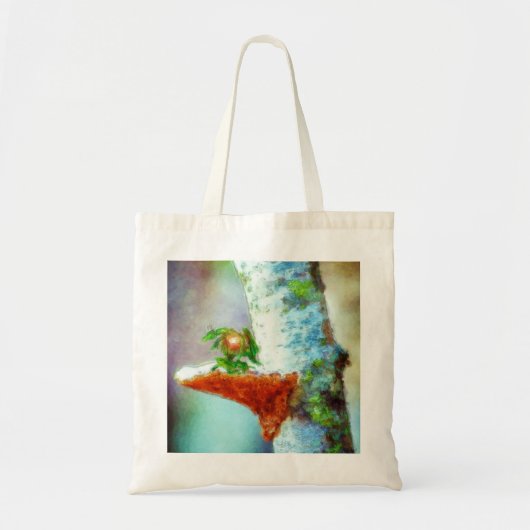 Een kleine drakenslaapstand tote bag (Voorkant)