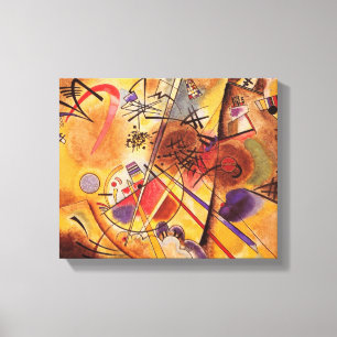 Een kleine droom in het rood canvas afdruk