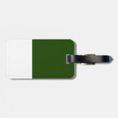 Een kleine druppelaar bagagelabel (Achterkant horizontaal)