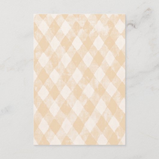 Een kleine Duckling Baby shower Diapper Raffle Informatiekaartje (Achterkant)