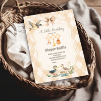 Een kleine Duckling Baby shower Diapper Raffle