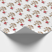 Een kleine duivel en zijn misleiding cadeaupapier (Hoek)