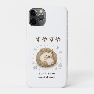 Een kleine egel die een rustig dutje doet Case-Mate iPhone case