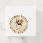 Een Kleine Eikel Fall Baby Shower Bedankjes Labels (In situ)