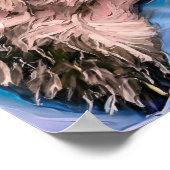 Een kleine en verweesde baby egel voeden poster (Hoek)