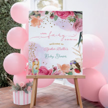 Een kleine fee is op weg meisje Baby shower