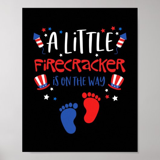 Een kleine Firecracker is onderweg op 4 juli Poster (Voorkant)
