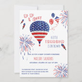 Een kleine Firecracker omhoog en weg Baby shower Kaart (Voorkant)