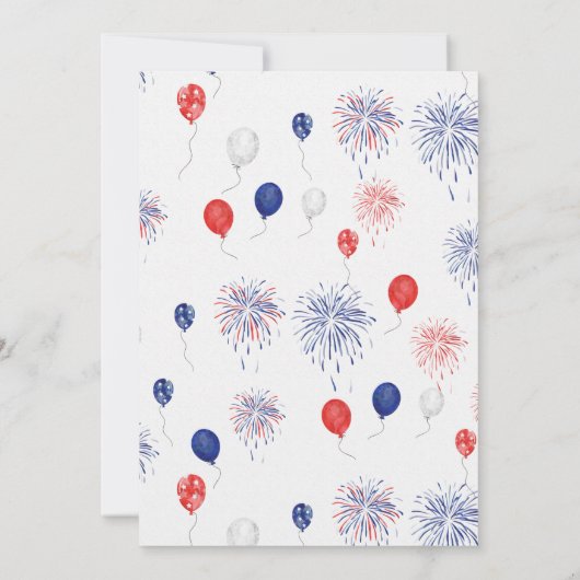 Een kleine Firecracker omhoog en weg Baby shower Kaart (Achterkant)