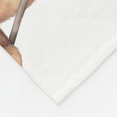 Een kleine Firecracker Teddy Bear Baby Milestone Fleece Deken (Hoek)