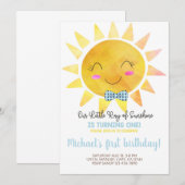 Een kleine foto van de verjaardagsuitnodiging van  kaart (Voorkant / Achterkant)