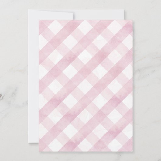 Een kleine gans is onderweg baby shower Invite Kaart (Achterkant)