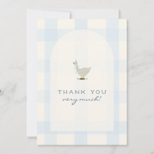 Een Kleine Gans Jongen Baby Shower Bedankt