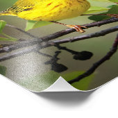 Een kleine gele kerel foto afdruk (Hoek)