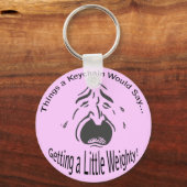 Een kleine, gewichtige Sleutelhanger (Voorkant)