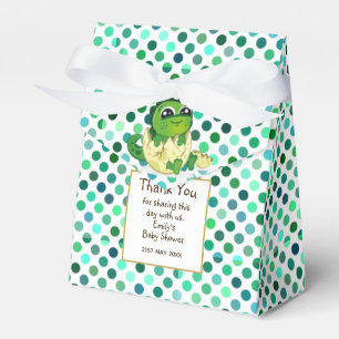 Een kleine Hatchling DINOSAUR Baby shower Partij Bedankdoosjes