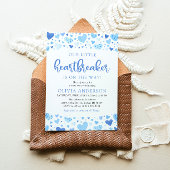 Een kleine Heartbreaker Blue Valentijn Baby shower Kaart