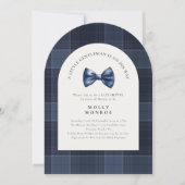 Een kleine heer is op weg naar het Baby shower Kaart (Voorkant)