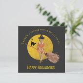 Een kleine heks in ons allemaal Halloween Flat Kaa (Staand voorkant)