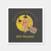 Een kleine heks in ons allemaal Halloween Servet (Voorkant)